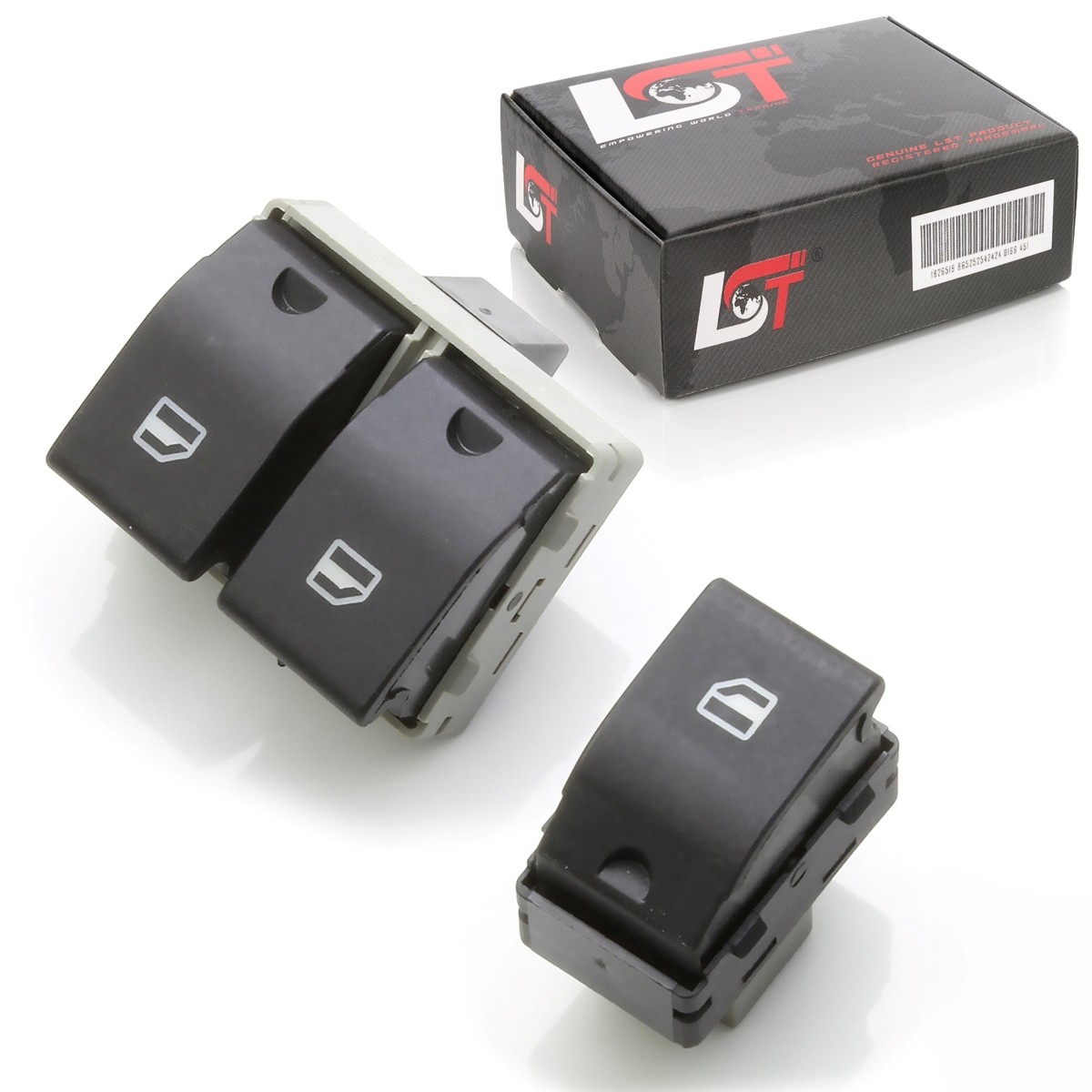 2X Control Unit Switch Buttons Window Lifter Front Left Right For VW FOX 5Z