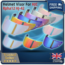For HJC Rpha12 HJ42 Motorcycle Helmet Replacement Visor Shield Lens Anti-Scratch