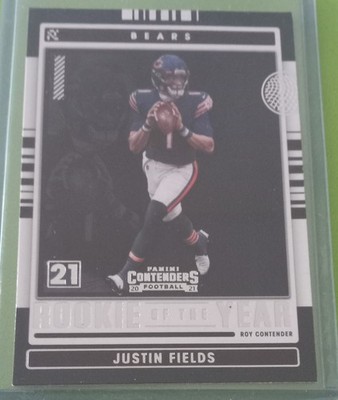 2021 Panini Contenders Football Justin Fields Rookie Of The Year #ROY-JFI 