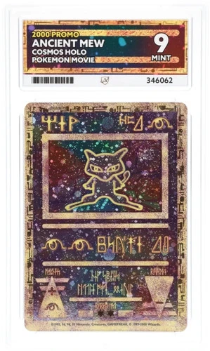 Pokémon TCG Ancient Mew 2000 Movie Promo Cosmos Holo ACE 9