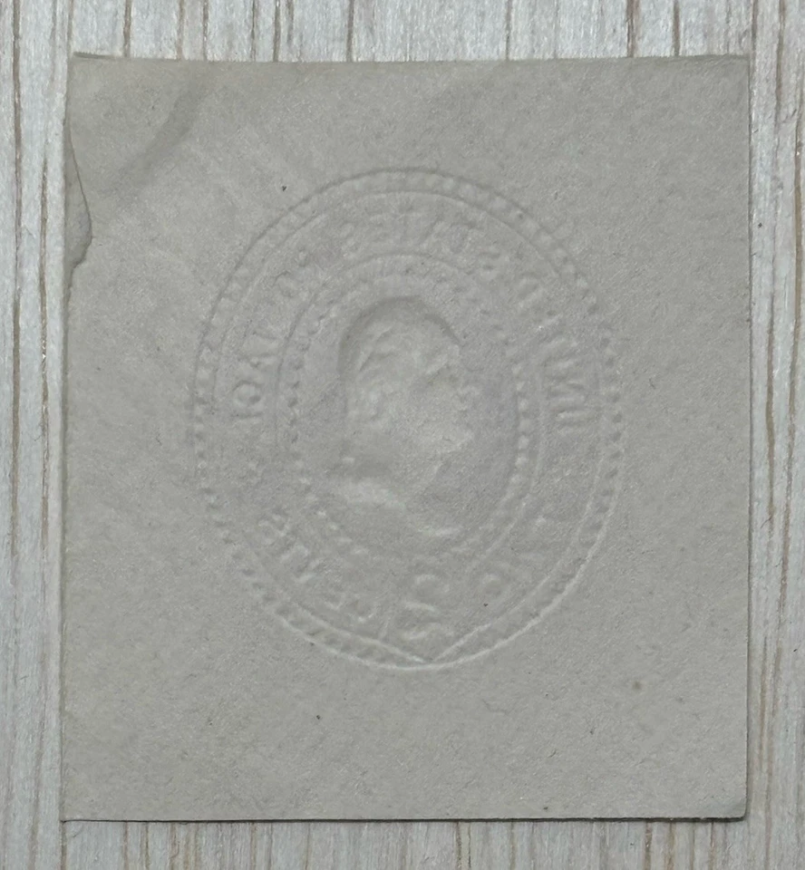 US STAMP:  SCOTT #U360 - 1899 - CARMINE - 2 Cents - Large Cut Square - Image 2 of 2