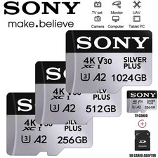 Sony TF Memory Card A2 U3 V30 High-Speed Micro SD 64GB - 1TB