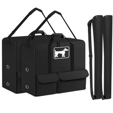 2PcsThick 600D Dog Playpen Storage Bag,Fits 24"H 8 Panels 9 Stakes
