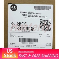 Allen-Bradley PowerFlex 525 AB 25B-D013N104 AC Drive 25BD013N104 US Free Tax