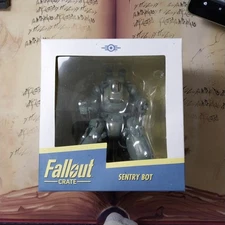 Bethesda Fallout Loot Crate Exclusive, Sentry Bot Figurine Screen Shots 2021