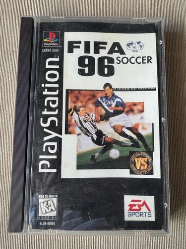 FIFA Soccer 96 Longbox (Sony PlayStation 1, 1995) CIB Complete ~ Tested & Works