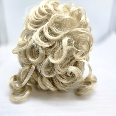 NWT ''Vicky'' Mini Doll World Quality Synthetic Doll Wig Sz 14-15 Pl. Blonde Curls