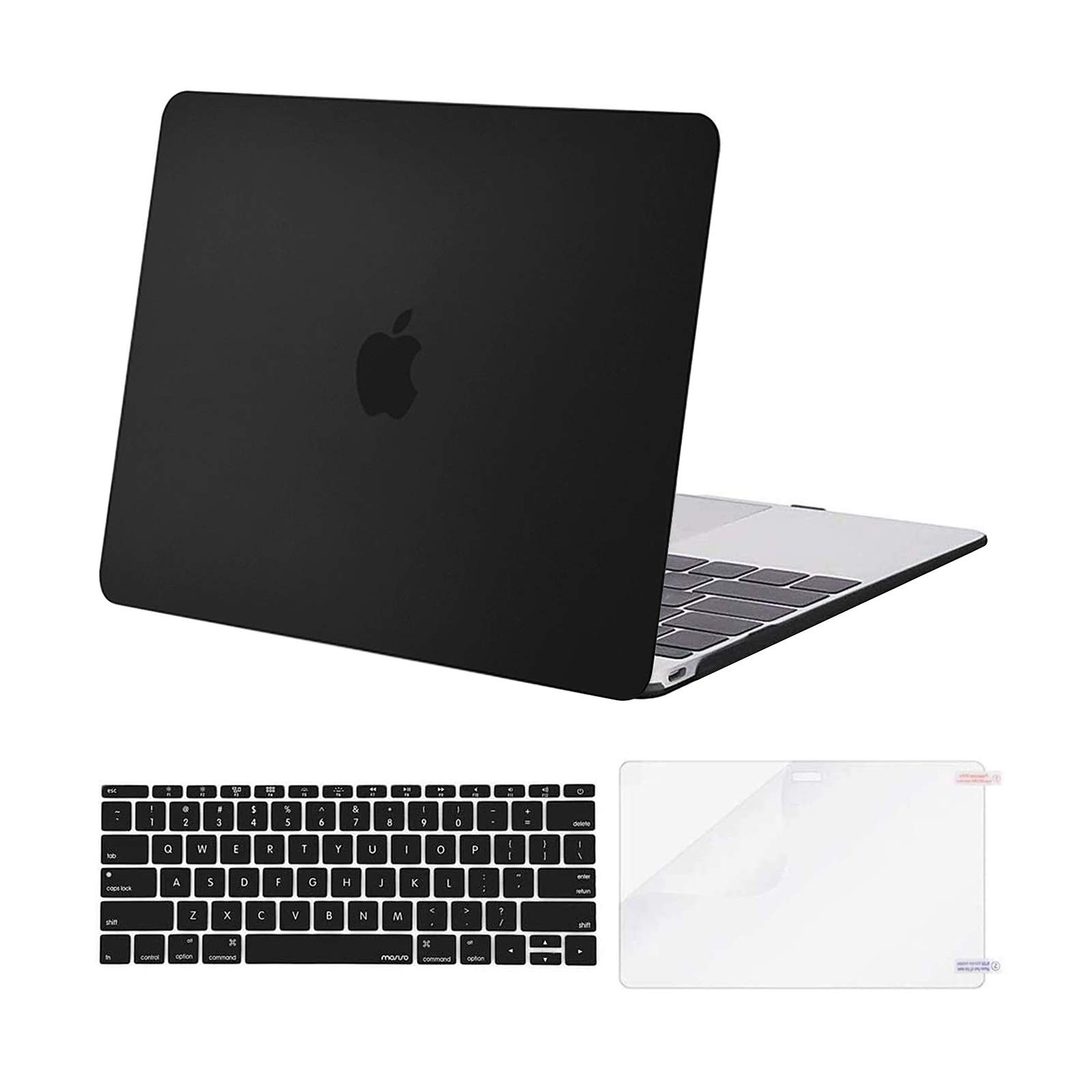MOSISO Plastic Hard Shell Case & Keyboard Cover Skin & 12 In