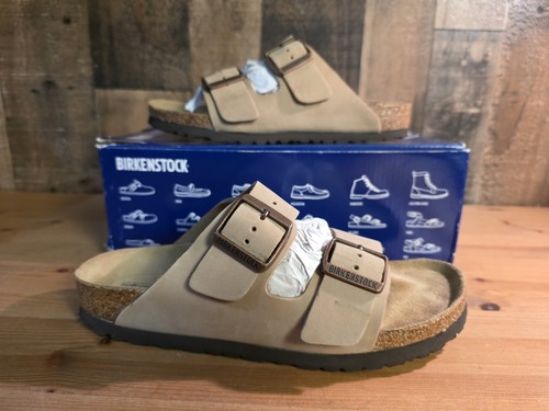 Birkenstock 39 Arizona BS Leather TABACCO BROWN ~ US L8 - M6 Sandals Narrow Fit