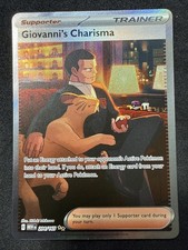 Giovanni's Charisma 204/165 Special Illustration Rare MEW 151 Pokemon Holo NM on eBay