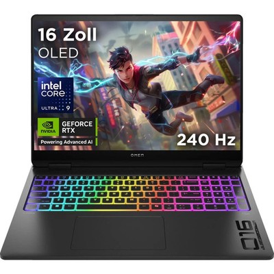 HP OMEN MAX Gaming Laptop 16-ah0395ng Gaming Notebook 16 Zoll 32 GB RAM 5,4 GHz
