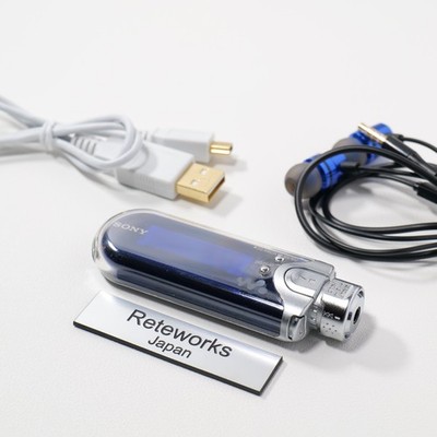 Sony Walkman NW-E407 Ocean blue 1GB OLED Player Bundle [Fully