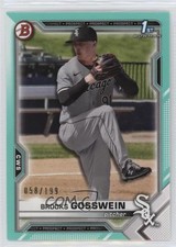 2021 Bowman Draft Aqua 58/199 Brooks Gosswein #BD-21 0yd6