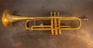 Vintage Dallas London Commonwealth Brass Trumpet With Mouthpiece