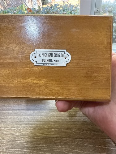 Set pesi di precisione in ottone da farmacia vintage made in Germany - Foto 17 di 20