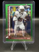 2025 Topps Chrome - Marvin Harrison Jr - Green Refractor /99 - Arizona Cardinals