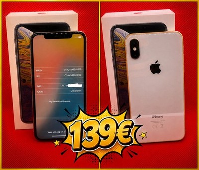 iPhone Xs 64 GB Silver   sehr gepflegt