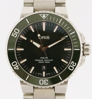 Oris Aquis Datum Automatik-Herrenuhr Edelstahl Ref.01 733 7730- 300m Box/Papiere