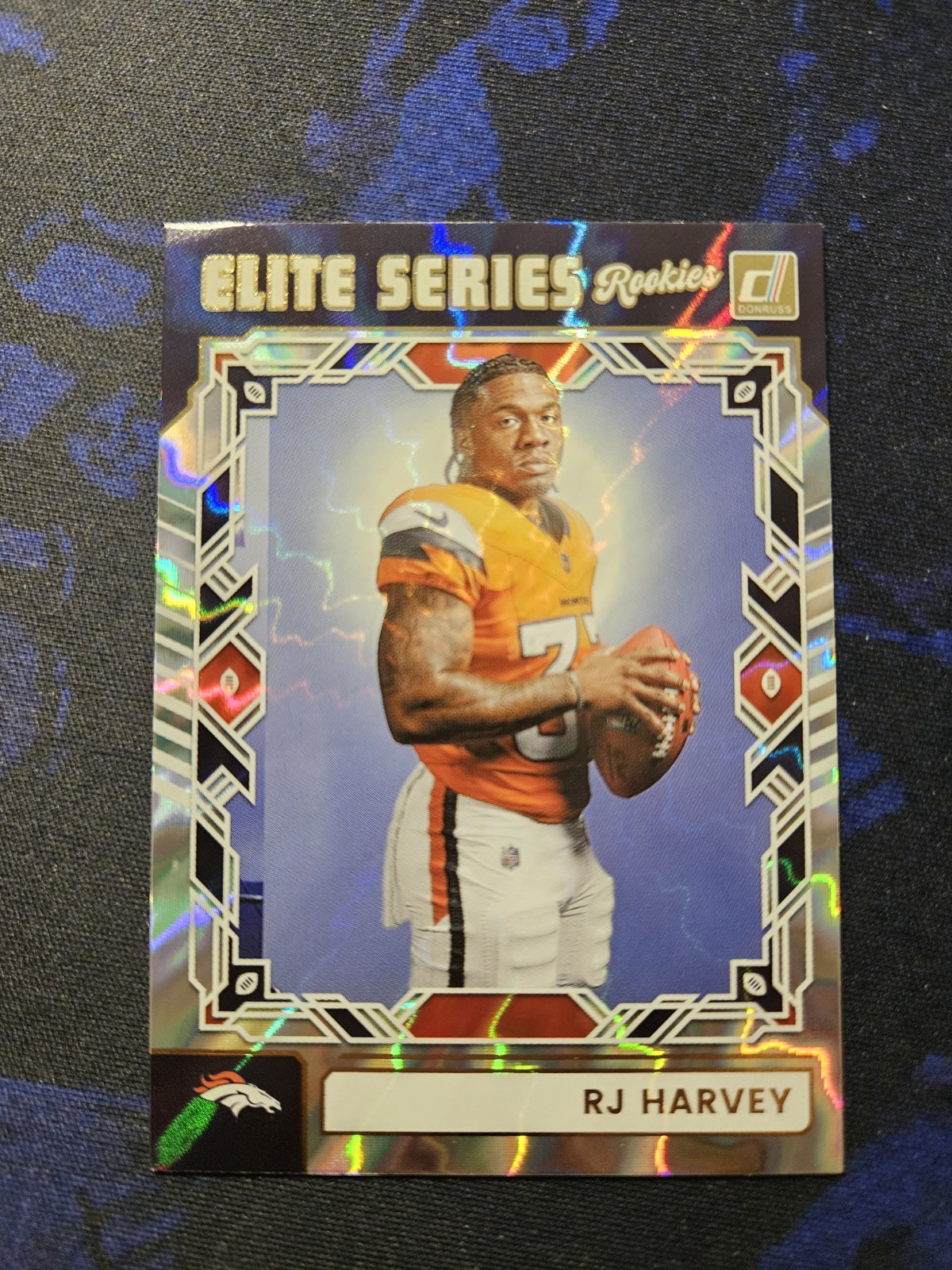 2025 Donruss Elite Series RJ Harvey RC Denver Broncos