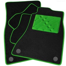 To fit Alfa Romeo Giulietta Car Mats 2010 - 2013 automatic in Black & Heel Pad