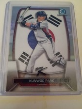 2023 Bowman Chrome Kunwoo Park #WBC-18 WBC Flag Variations Refractor /499