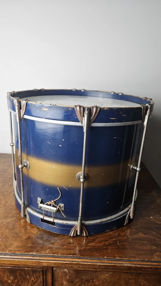 Vintage 1960’s Ludwig 14" Snare Drum Marching Band Parade Wood Body USA - Image 4 of 4