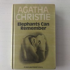 RARE Agatha Christie 1972 Elephants can Remember First Edition Hardback 