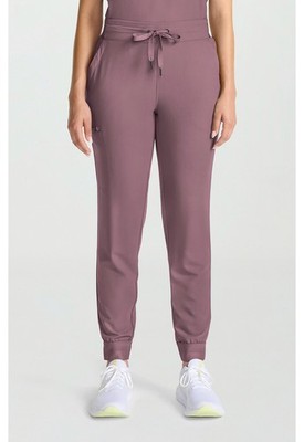 Healing Hands Womens Scrubs Mid Rise Jogger Pant HH155 ELBY Elderberry Free Ship