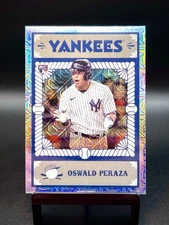 2023 Bowman Chrome Ascensions #BA-9 Oswald Peraza MOJO REFRACTOR SSP RC Yankees