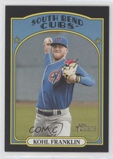 2021 Topps Heritage Minor League Edition Black Border 9/50 Kohl Franklin 3d5