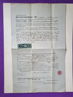 19thC quitclaim deed legal document Hooksett New Hampshire 50ct revenue stamp — photo 1