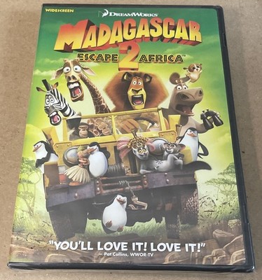 Madagascar: Escape 2 Africa (DVD, 2009, Sensormatic Widescreen) ~Sealed~