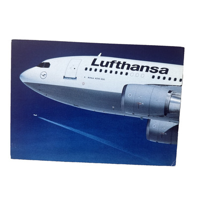 Postkarte Ansichtskarte AK Flugzeug Luftfahrt Lufthansa Airbus A310-300