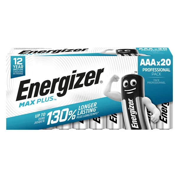 Energizer Chiaro Max Plus Micro (Aaa) 20 Pezzi (20 Pz., Aaa), Batterie + Pile - Immagine 3
