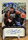 2020-21 PRIZM FAST BREAK KARL-ANTHONY TOWNS AUTO AUTOGRAPH SILVER DISCO PRIZM