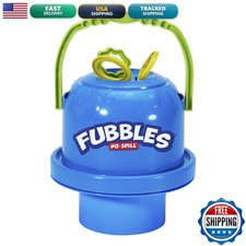 Fubbles 16407 No-Spill Big Bubble Bucket with 3 Bubble Wands