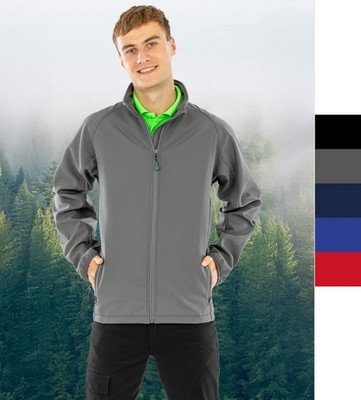 Result Genuine Herren bedruckbare Softshelljacke YKK Zip Recycled 2-Layer R901M