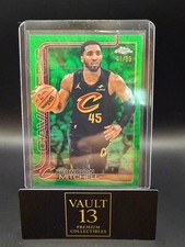 2025 Topps Chrome Green Donovan Mitchell /99
