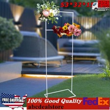 Wedding Free Standing Square Arch Rack for Aisle Road Lead Party Decorations