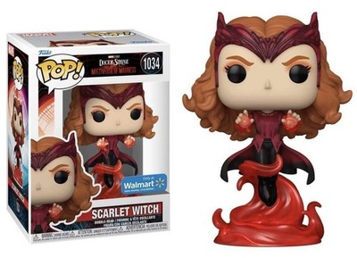 Funko Pop Scarlet Witch #1034 Marvel Wanda Maximoff w/ Pop Protector