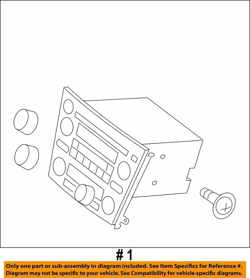 Subaru Legacy Outback 2007-2009 estéreo radio control de clima bisel 86201AG69B Foto 4 de 4