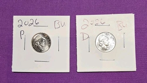 2026 P & D Emerging Liberty Dimes "BU"  In Coin Flips! **FREE SHIPPING**#wj438