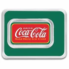 Coca-Cola® Vintage 1 oz Silver .999 Colorized Bar in TEP
