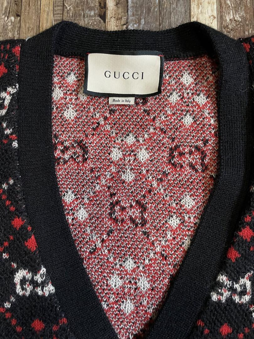Gucci Gg Diamond Alpaca Wool Cardigan M | eBay Gucci Gg Diamond Alpaca Wool Cardigan M | eBay