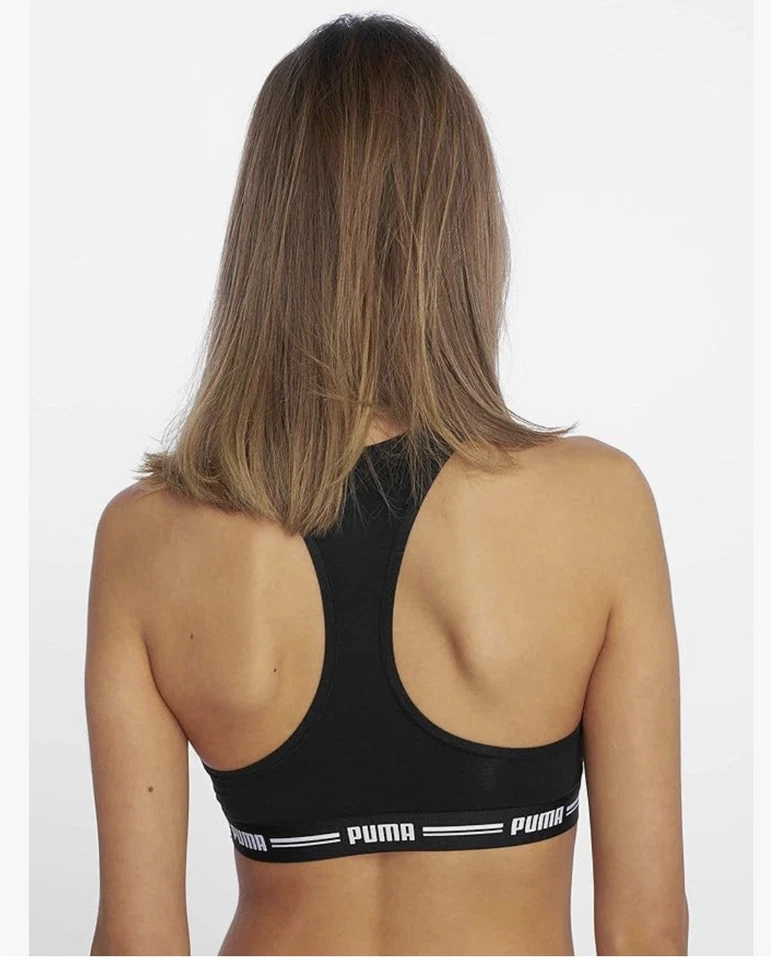 PUMA - t-shirt court pour femmes, XS, noir - t-shirt de sport, t-shirt, coton - Photo 2/2