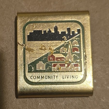 Community Living Metal Money Clip Slide/Clasp Boy Scout Uniform Accessory