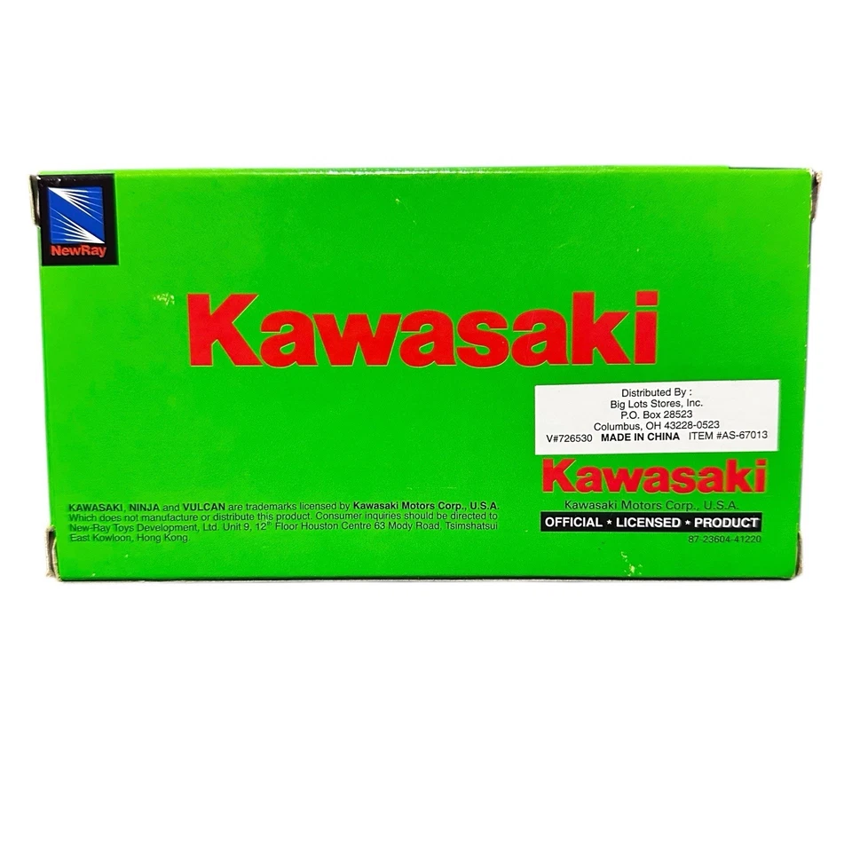 NewRay Kawasaki ZX-6RR 2005 Verde 1:18 Die-Cast Moto Modelo Oficial Foto 4 de 4