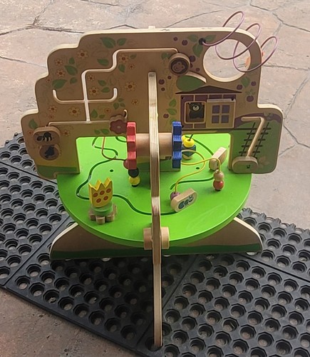 Manhattan Toy Tree Top Adventure Activity Center Wooden Toddler Table