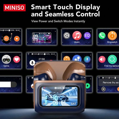 MINISO MS128 Kabellose Bluetooth Kopfhörer mit 50 Stunden Akkulaufzeit Billig24