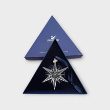 Swarovski 2005 Annual Christmas Ornament Crystal Snowflake Austria with Box